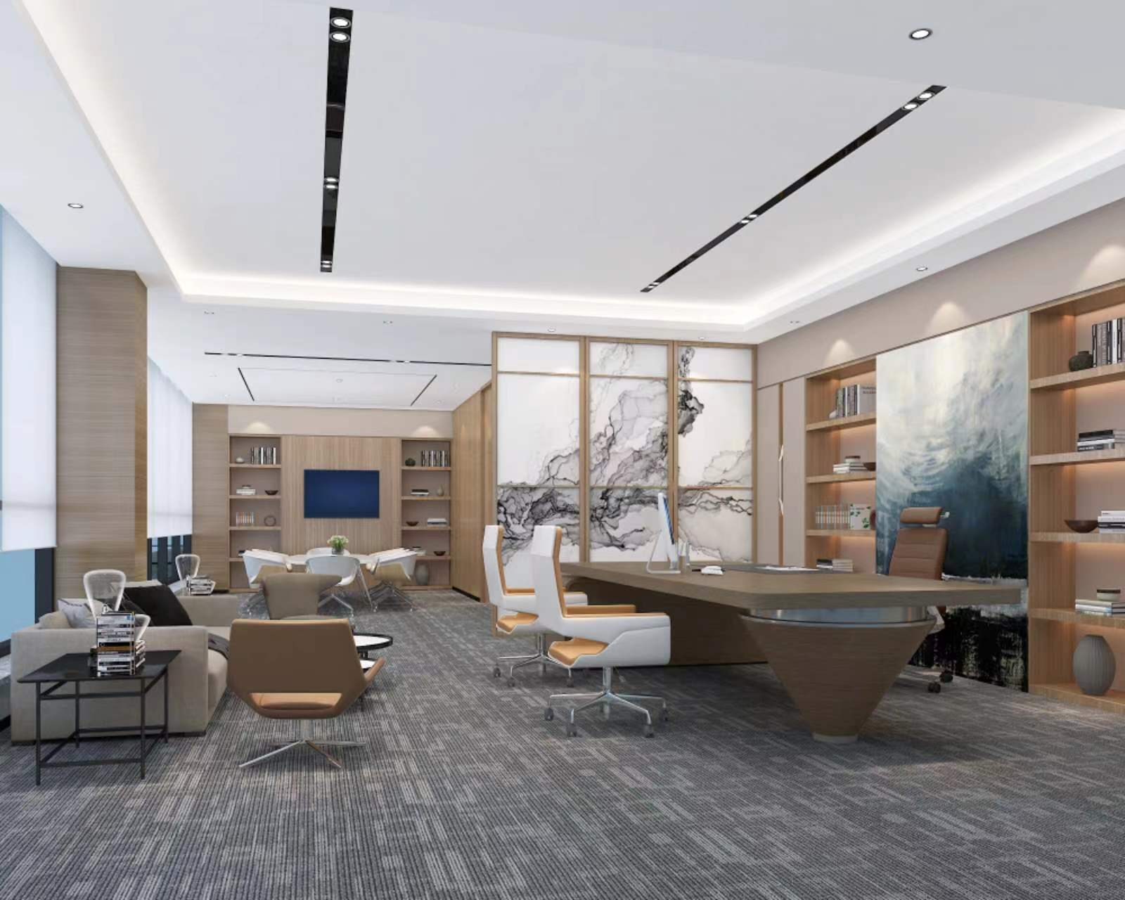 廠房辦公室裝修效果圖