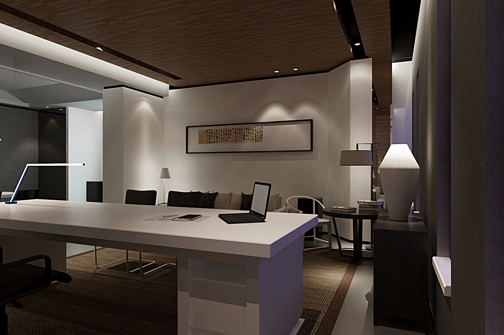 董事長辦公室效果圖