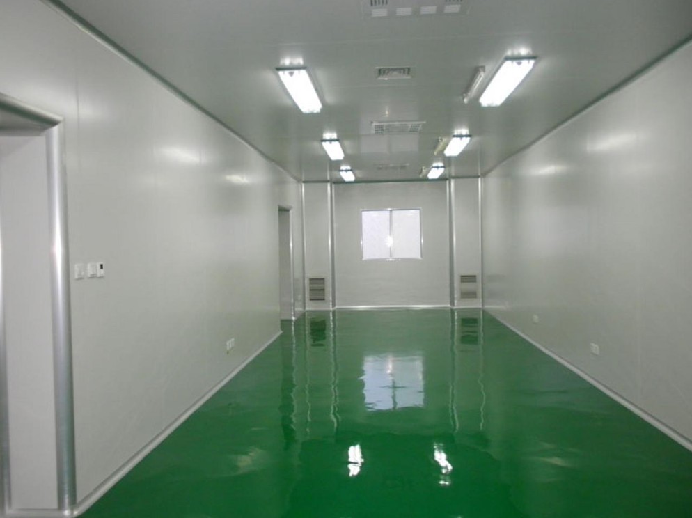 凈化車間裝修弧角安裝效果圖