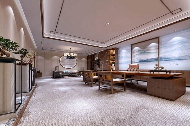 企業領導辦公室裝修設計